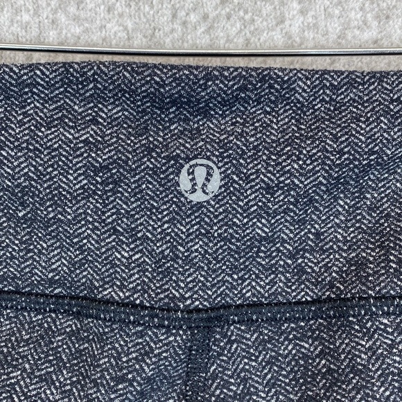Lululemon Wunder Under Herringbone leggings size 2 Black Swan colorway inseam 26 - Picture 6 of 9